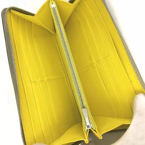 Celine Large Zip-Around Wallet Multicolor Unisex Credit Card Holder - Picture 5 of 8